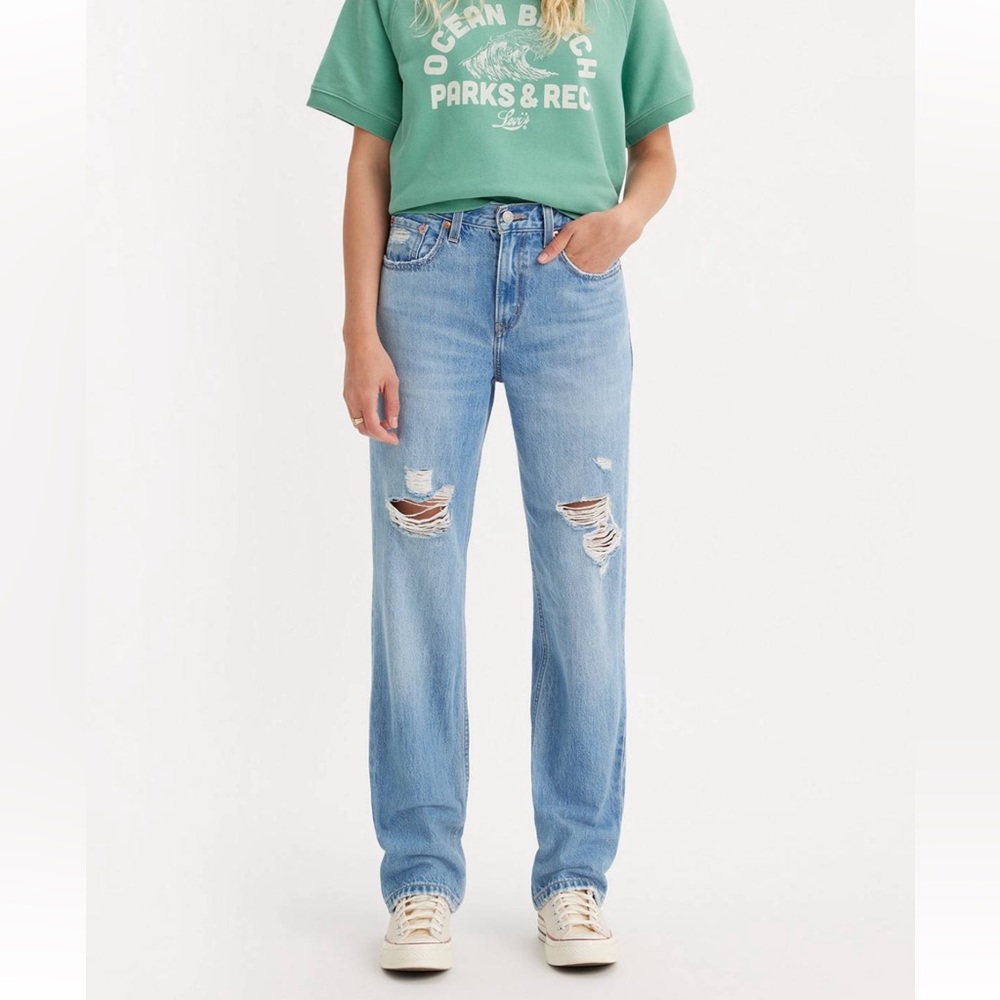 Levi’s Low Pro straight 100% cotton denim jeans